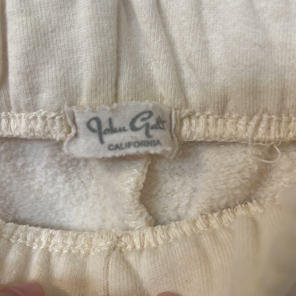 Brandy Melville Cream Sweatpants - Picture 3 of 5